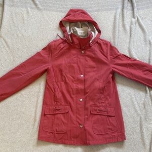 St. John's Bay Red Utility Jacket with Hood